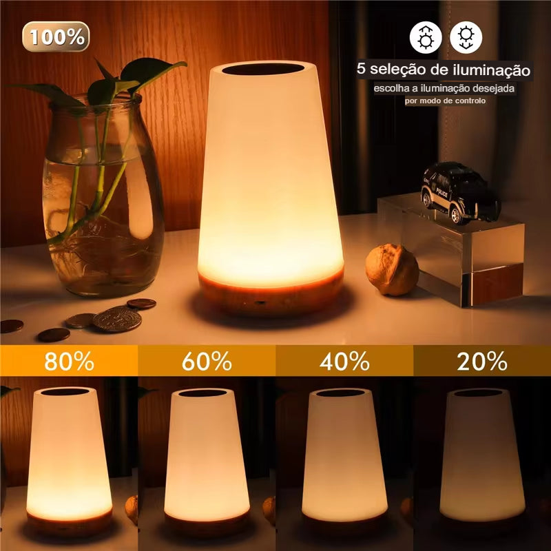 Luminária Portátil Recarregável 13 Cores