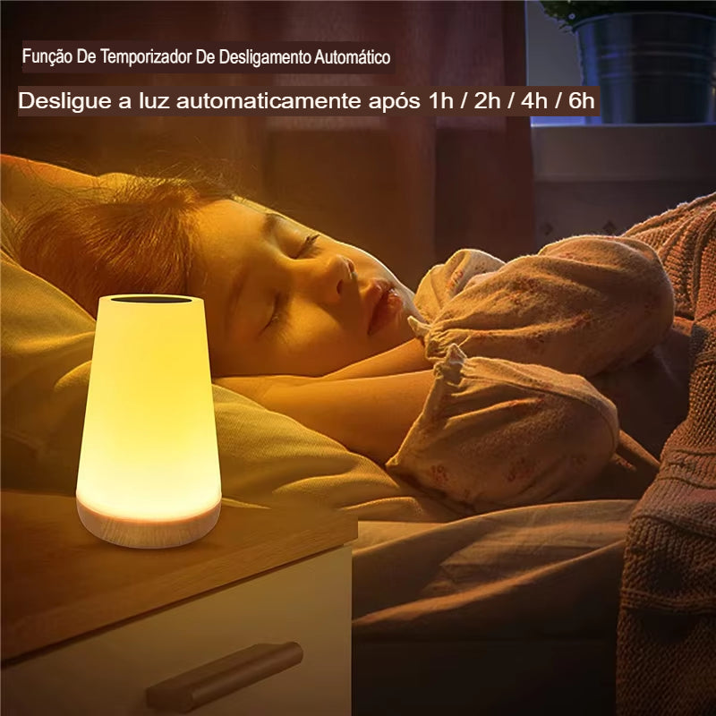 Luminária Portátil Recarregável 13 Cores